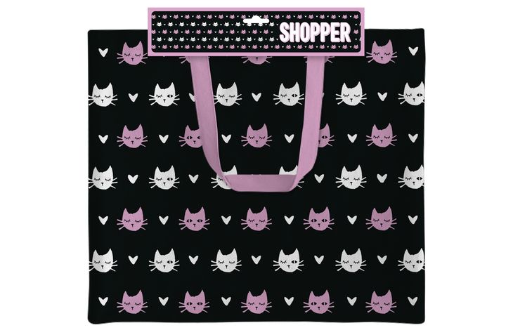 Plenty Gifts Canvas Tote Bag Cats & Love