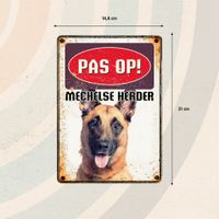 Plenty Gifts Bord Blik Mechelse Herder (v)