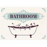 Bord blik Bathroom (h)