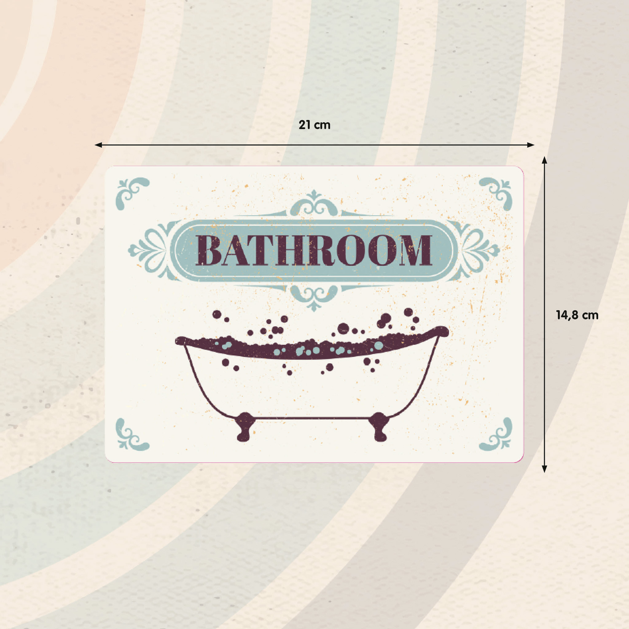 Plenty Gifts Bord blik Bathroom (h)