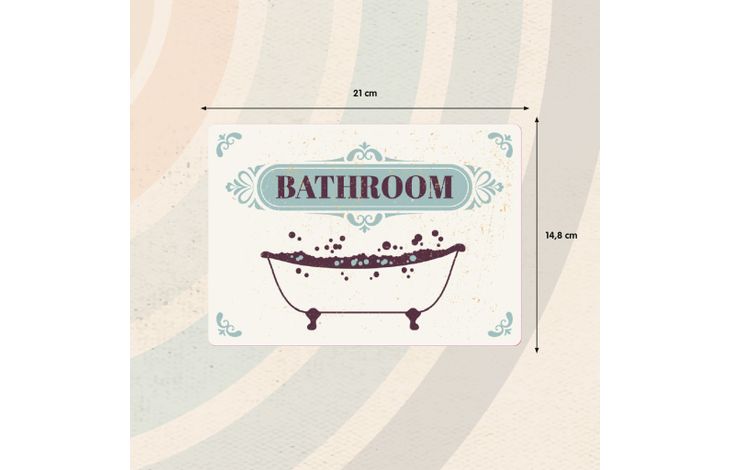 Plenty Gifts Bord blik Bathroom (h)