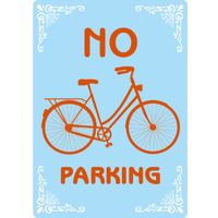 Plenty Gifts Sign Metal No Parking (v)