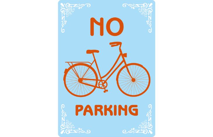 Plenty Gifts Sign Metal No Parking (v)