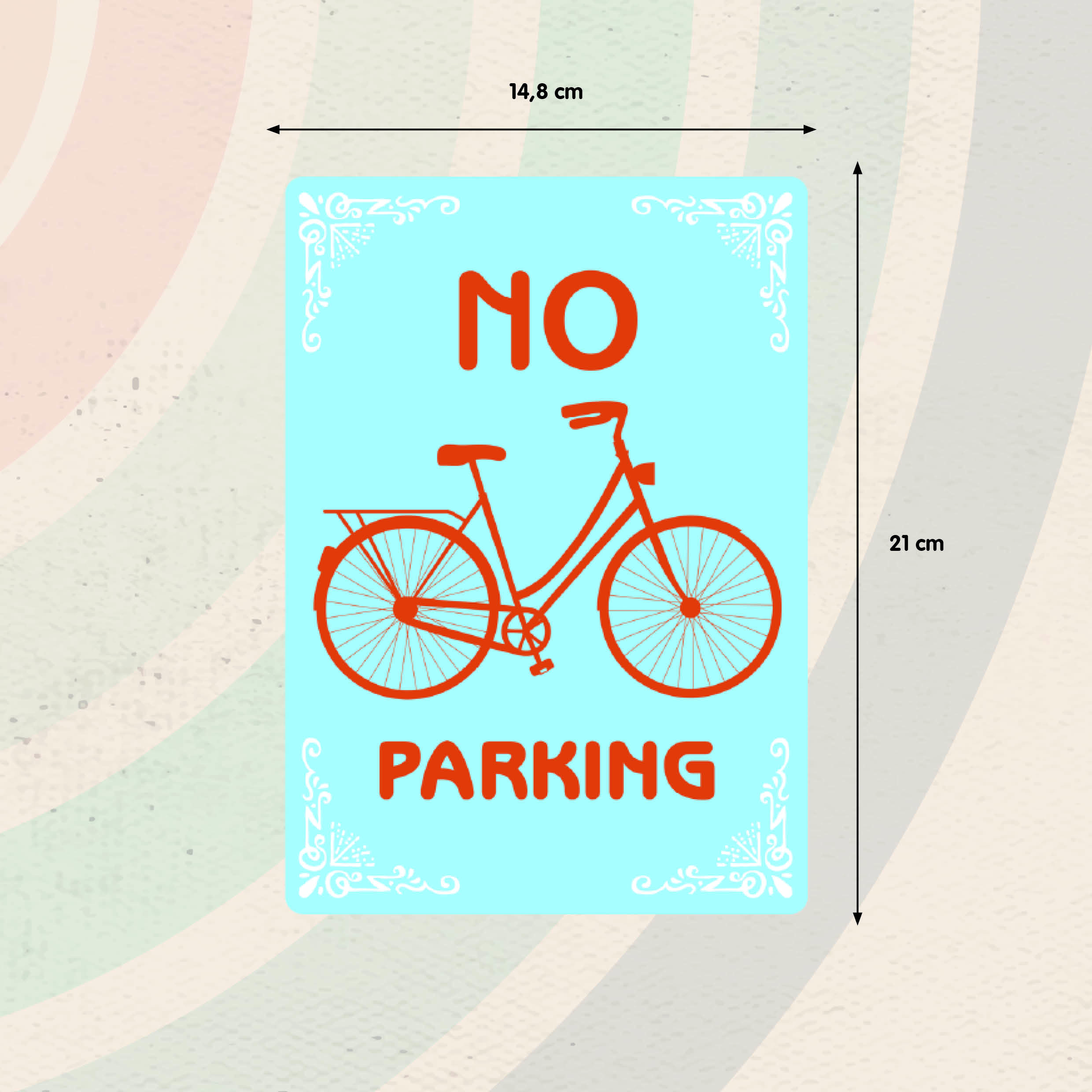 Plenty Gifts Sign Metal No Parking (v)