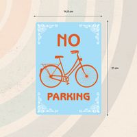 Plenty Gifts Sign Metal No Parking (v)