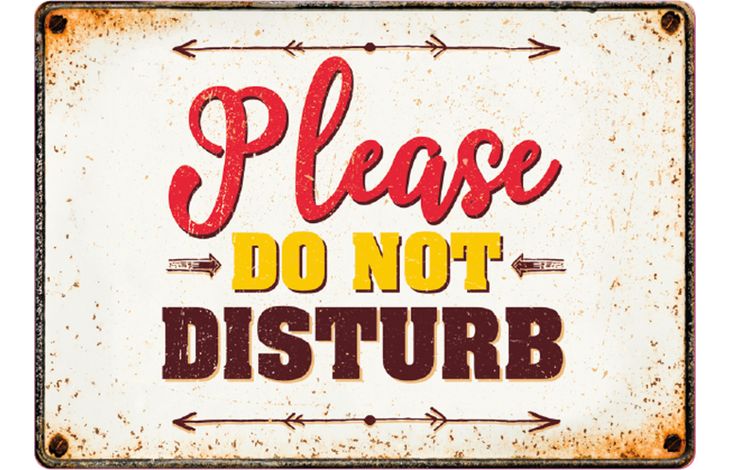 Plenty Gifts Sign Metal Please do not Disturb (h)