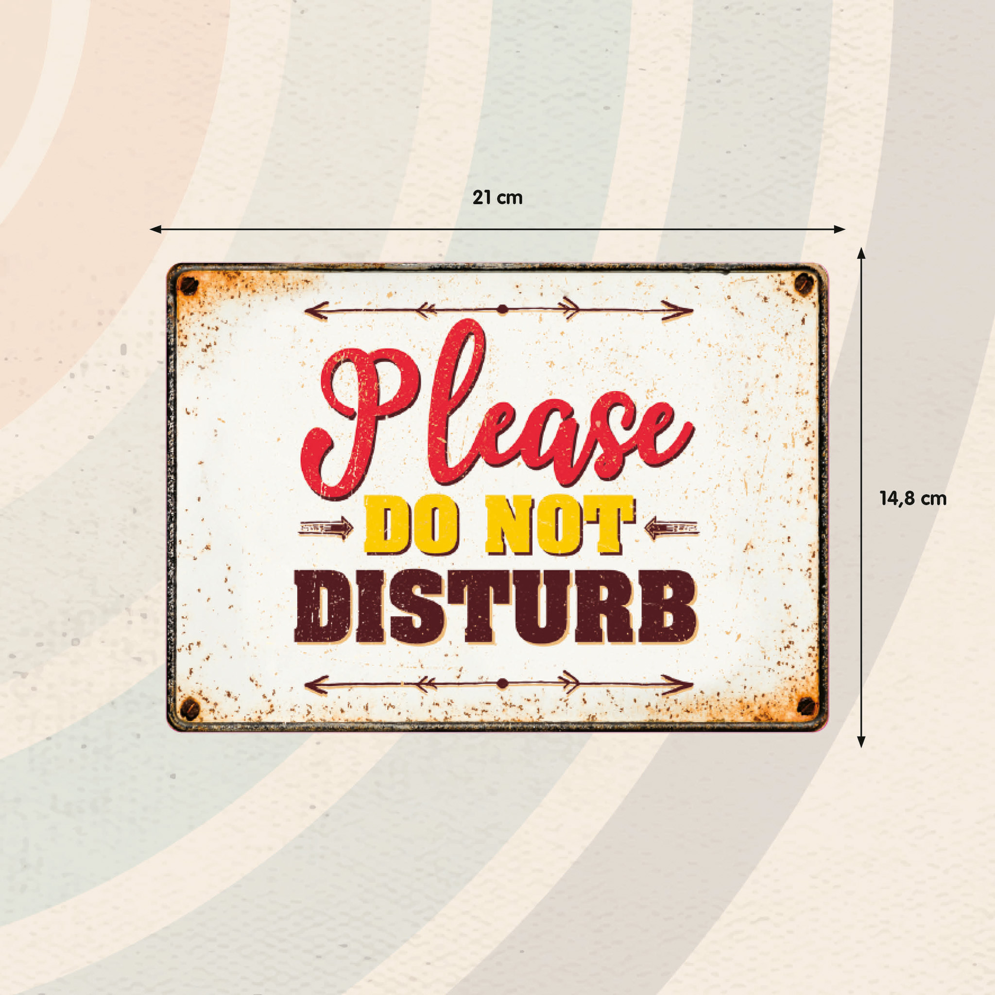 Plenty Gifts Sign Metal Please do not Disturb (h)