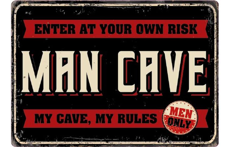 Plenty Gifts Sign Metal Man Cave (h)
