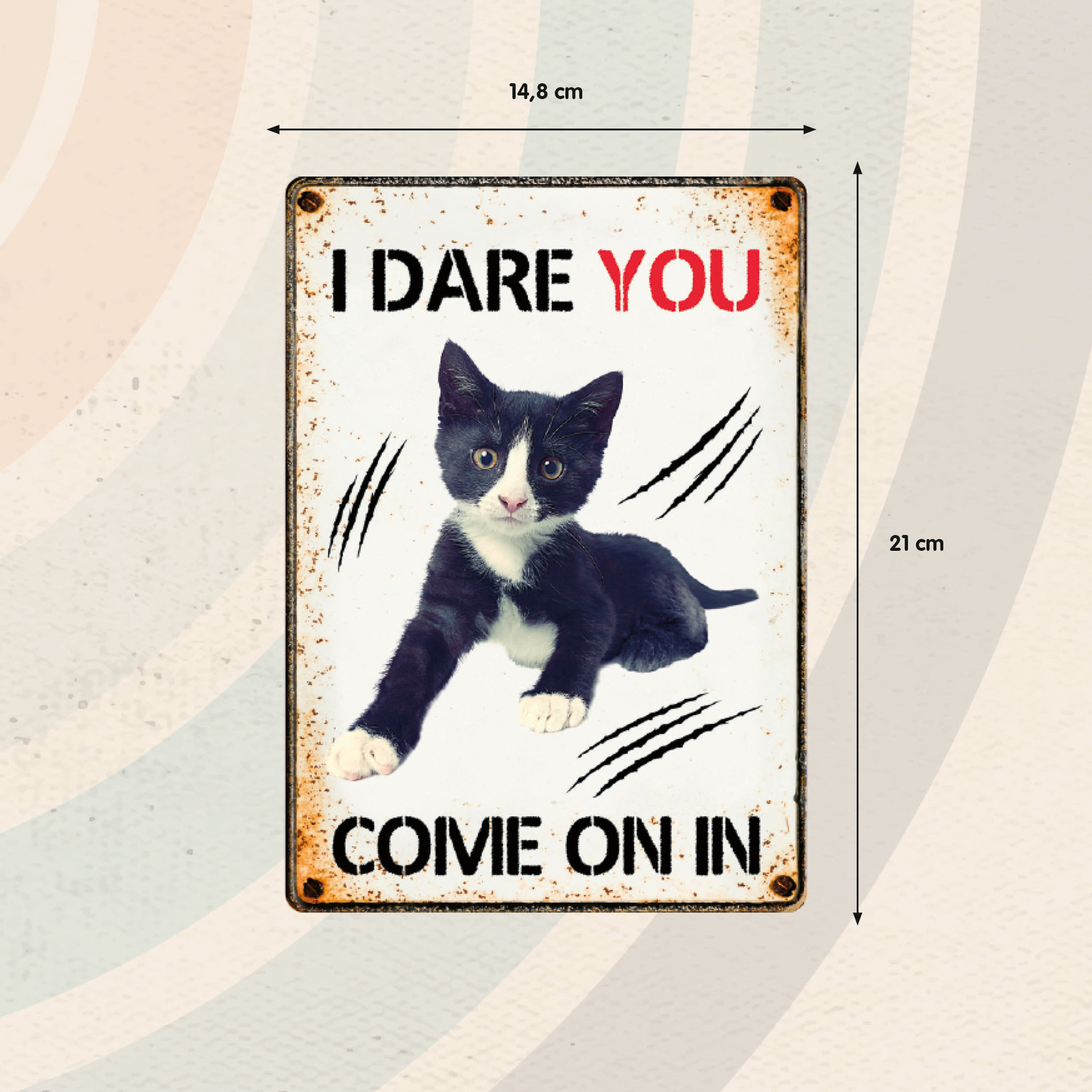 Plenty Gifts Bord blik I Dare you come on in (v)