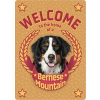 Plenty Gifts Sign Metal Welcome home Bernese (v)