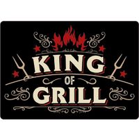 Plenty Gifts Bord blik King of Grill (h)