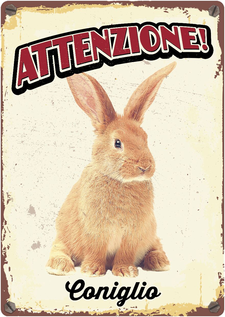 Plenty Gifts Segnale Del Metallo Coniglio