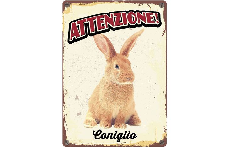 Plenty Gifts Segnale Del Metallo Coniglio