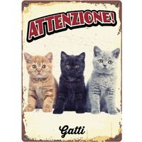 Plenty Gifts Segnale Del Metallo Gatti