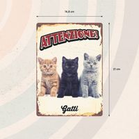 Plenty Gifts Segnale Del Metallo Gatti