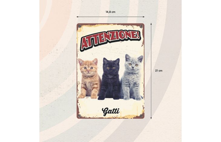 Plenty Gifts Segnale Del Metallo Gatti