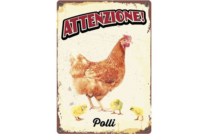 Plenty Gifts Segnale Del Metallo Polli