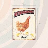 Plenty Gifts Segnale Del Metallo Polli