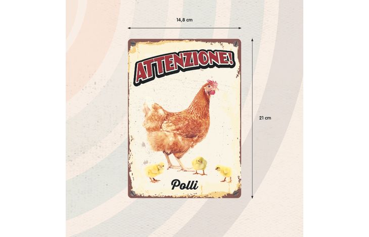 Plenty Gifts Segnale Del Metallo Polli