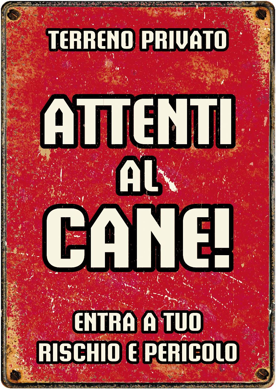 Plenty Gifts Segnale Del Metallo Attenti al Cane