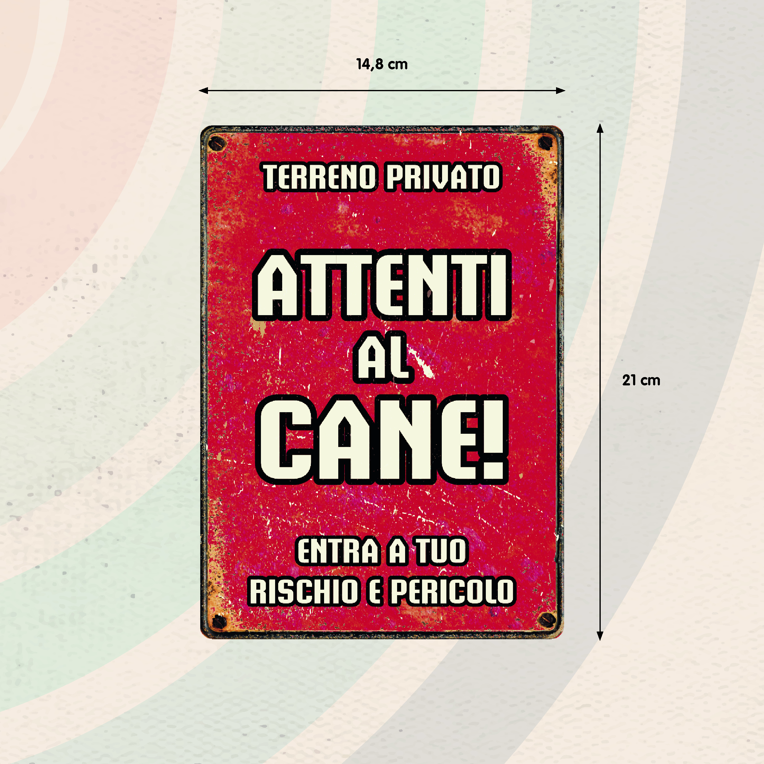 Plenty Gifts Segnale Del Metallo Attenti al Cane