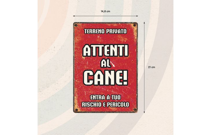 Plenty Gifts Segnale Del Metallo Attenti al Cane