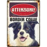 Segnale Del Metallo Border Collie