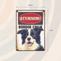 Plenty Gifts Segnale Del Metallo Border Collie