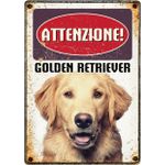 Segnale Del Metallo Golden Retriever