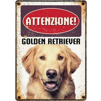 Plenty Gifts Segnale Del Metallo Golden Retriever