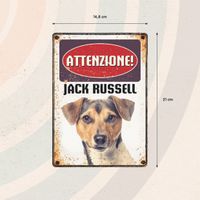 Plenty Gifts Segnale Del Metallo Jack Russell