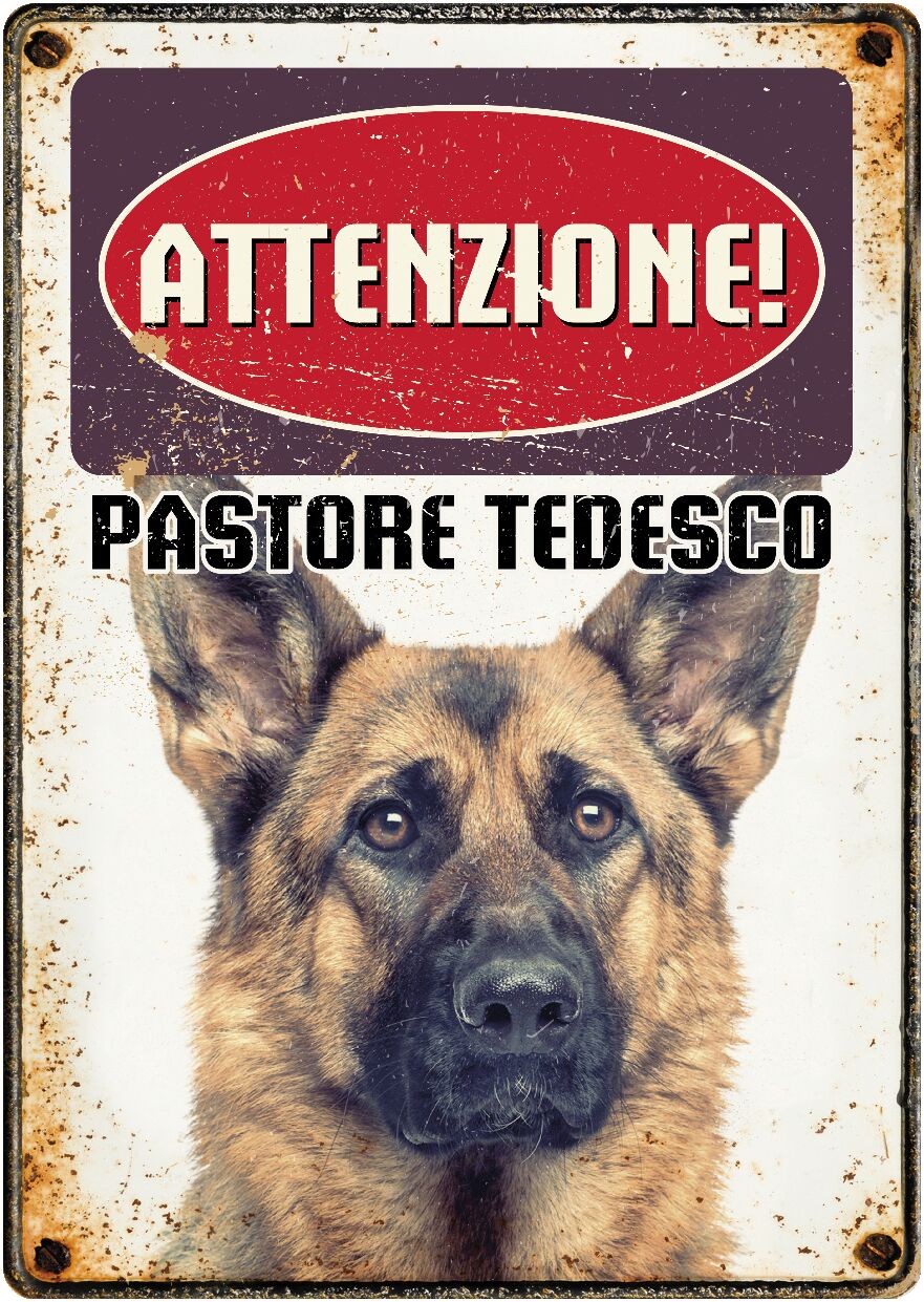 Plenty Gifts Segnale Del Metallo Pastore Tedesco