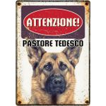 Segnale Del Metallo Pastore Tedesco