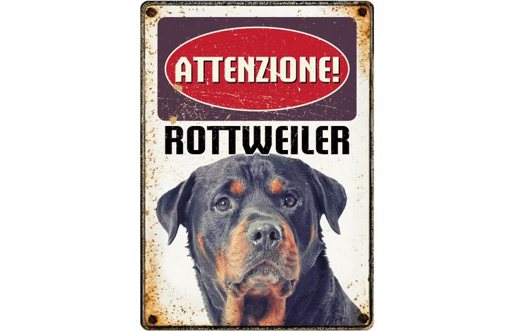Plenty Gifts Segnale Del Metallo Rottweiler