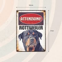 Plenty Gifts Segnale Del Metallo Rottweiler