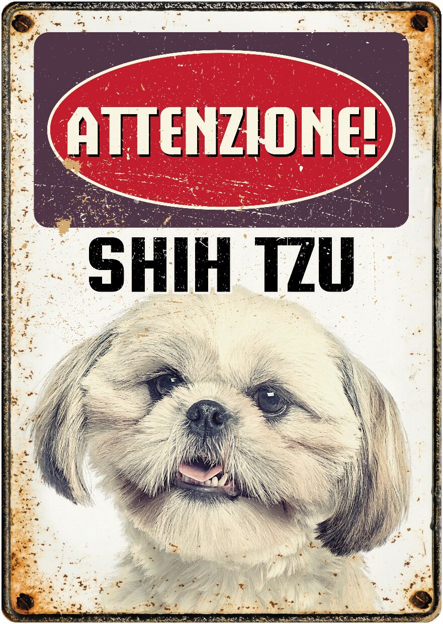 Plenty Gifts Segnale Del Metallo Shih Tzu