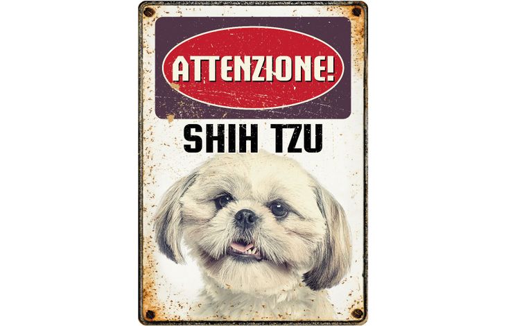 Plenty Gifts Segnale Del Metallo Shih Tzu