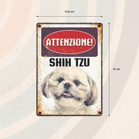 Plenty Gifts Segnale Del Metallo Shih Tzu