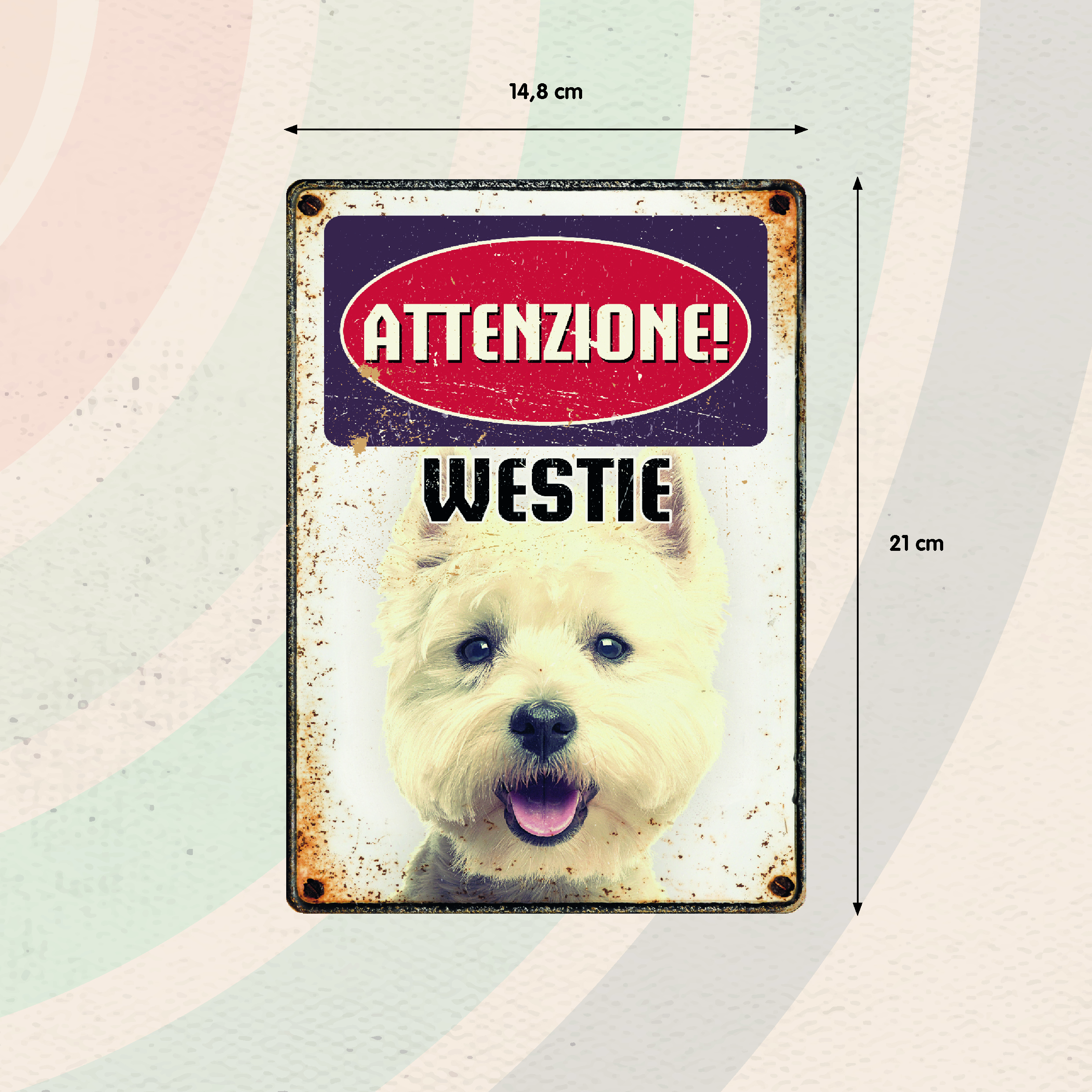 Plenty Gifts Segnale Del Metallo Westie