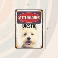 Plenty Gifts Segnale Del Metallo Westie