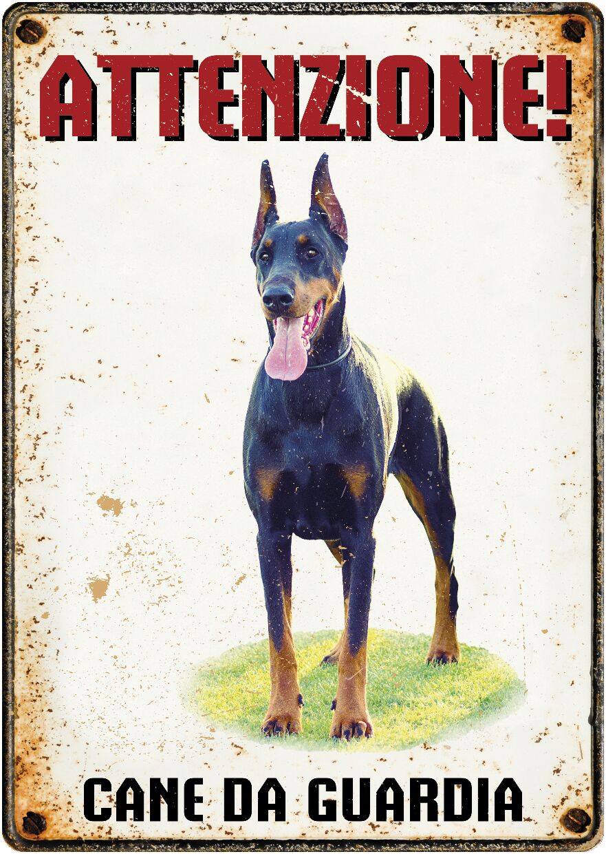 Plenty Gifts Segnale Del Metallo Cane da Guardia