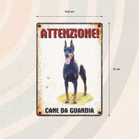 Plenty Gifts Segnale Del Metallo Cane da Guardia