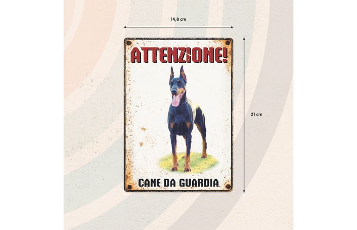 Plenty Gifts Segnale Del Metallo Cane da Guardia