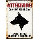 Bord blik Cane Da Guardia Profil