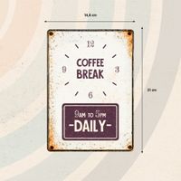 Plenty Gifts Bord blik Coffee Break (v)