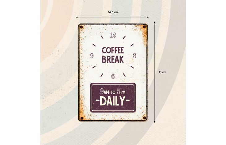 Plenty Gifts Bord blik Coffee Break (v)