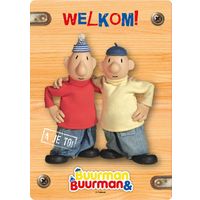 Plenty Gifts Bord Blik Buurman Welkom (v)