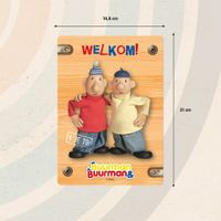 Plenty Gifts Bord Blik Buurman Welkom (v)