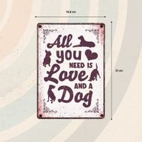 Plenty Gifts Bord blik All You Need Dog (v)