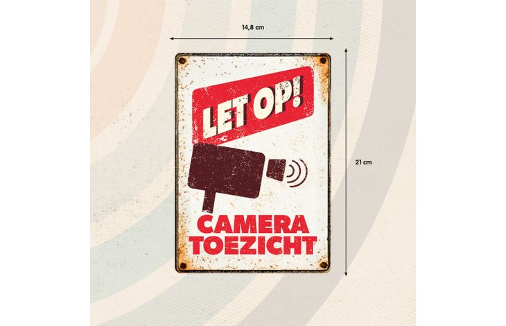 Plenty Gifts Bord Blik Cameratoezicht (v)